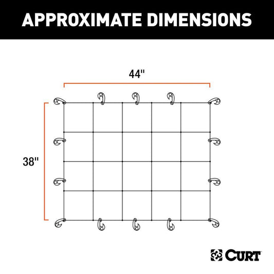 Red Elástica de Carga de 44" x 38" para cesta de techo