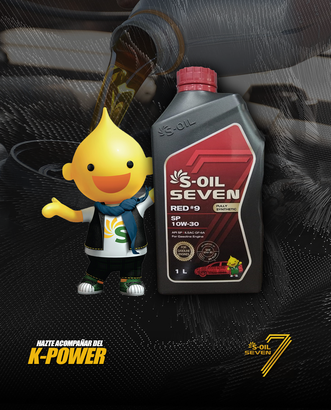 Aceite S-Oil 7 10W30 FULL Sintético SP