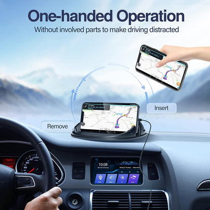 Silicone car phone holder