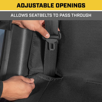 Protector de Asiento 58 "X 63" extraible, impermeable negro XL