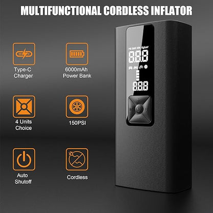 Inflador portátil de llantas