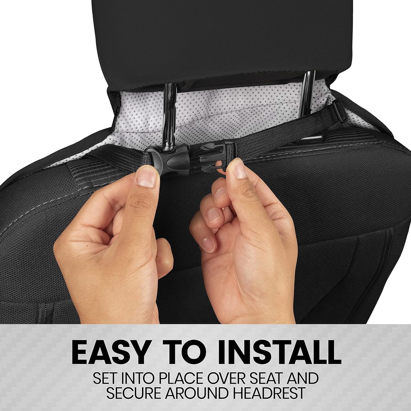 Funda para asiento contra el sudor, 1 pieza, Negro