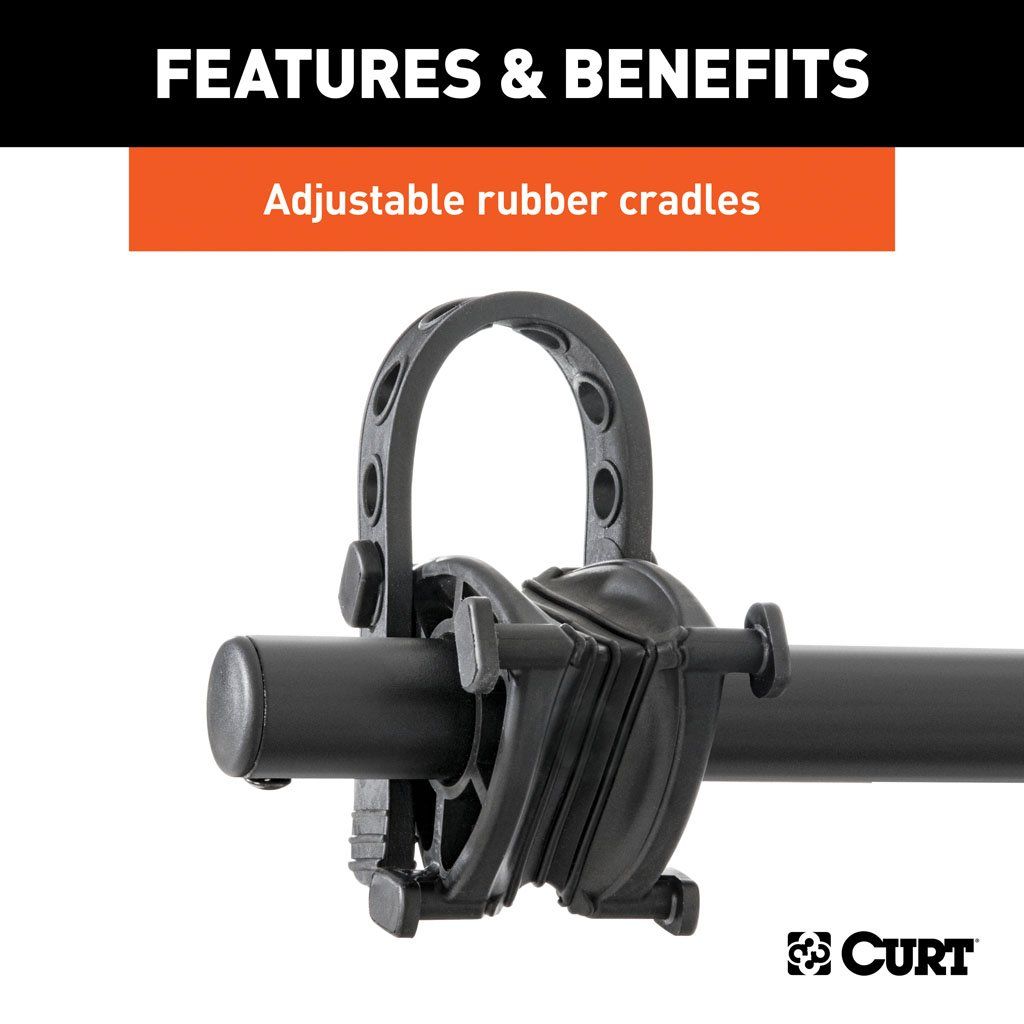 Soporte extendible para bicicletas - (2 BIicicletas, Vástago de 1-1 / 4 "O 2")