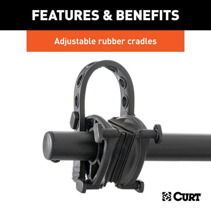 Soporte extendible para bicicletas - (2 BIicicletas, Vástago de 1-1 / 4 "O 2")