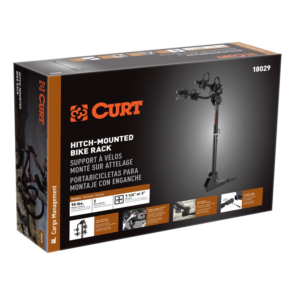 Soporte extendible para bicicletas - (2 BIicicletas, Vástago de 1-1 / 4 "O 2")