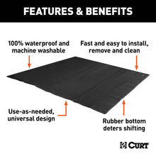 Manta de carga 60 "X 60" negro impermeables extraible