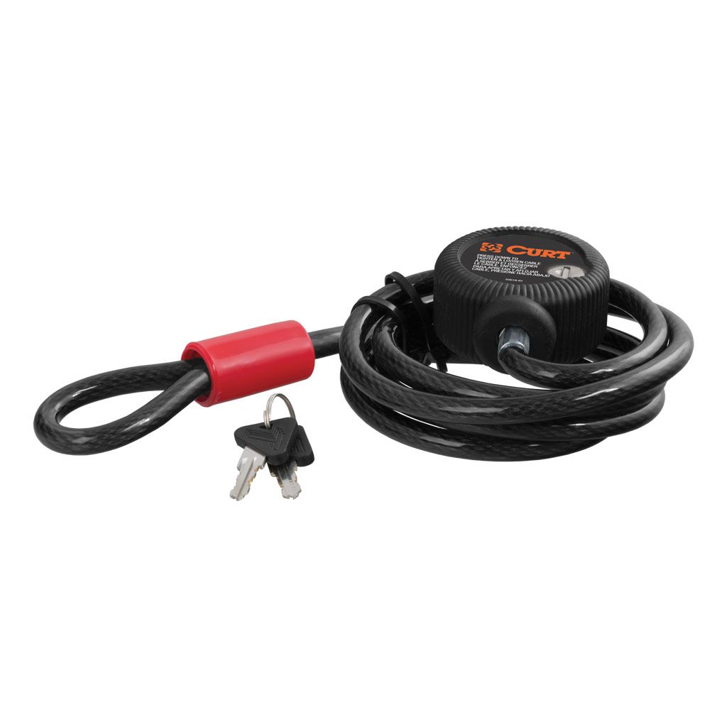 Candado de cable multiuso (Cable de 6 'X 3/8 ", para Biciletas