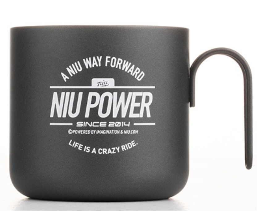 Taza de Metal NIU POWER